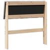 vidaXL Gepolstertes Kopfteil Taupe 75 cm Massives Kiefernholz