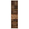 vidaXL Highboard Altholz 45 x 42,5 x 185 cm Holzwerkstoff