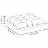 vidaXL Sitzkissen 4 pcs Creme 40 x 40 x 6 cm Cordstoff