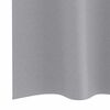 vidaXL Verdunkelungs-Vorh&auml;nge mit Ringen 2 pcs Hellgrau 245 x 140 cm