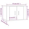 vidaXL 2-tlg. TV-Schrank-Set R&auml;uchereiche Holzwerkstoff