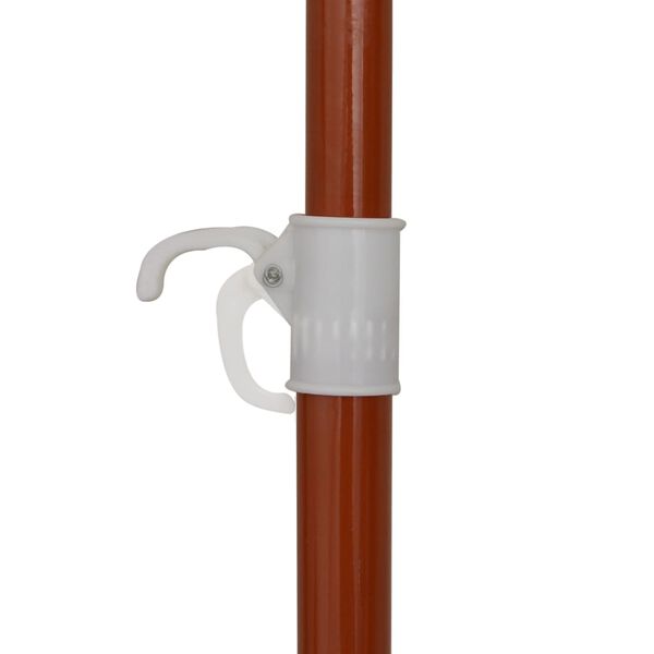 vidaXL Sonnenschirm mit Stahl-Mast 300 cm Taupe