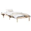 vidaXL Bettrahmen Natur 90 x 190 cm Massives Kiefernholz