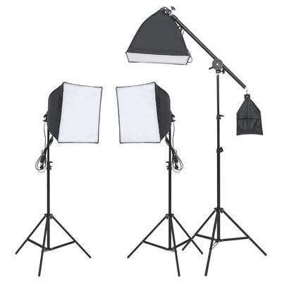 vidaXL Fotostudio-Set mit Beleuchtung und Hintergrund