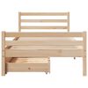 vidaXL Massivholzbett ohne Matratze 90x200 Kiefernholz