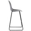 vidaXL 5-tlg. Bar-Set Kunststoff Grau