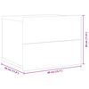vidaXL Nachttisch Sonoma-Eiche 40x30x30 cm Holzwerkstoff