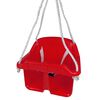 Happy People Babyschaukelsitz mit Sicherheitsgurt Kunststoff Rot