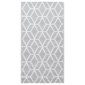 vidaXL Outdoor-Teppich ARAKIL Grau 160x230 cm PP