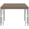 vidaXL Wand-Pavillon 3x3x2,5 m Taupe