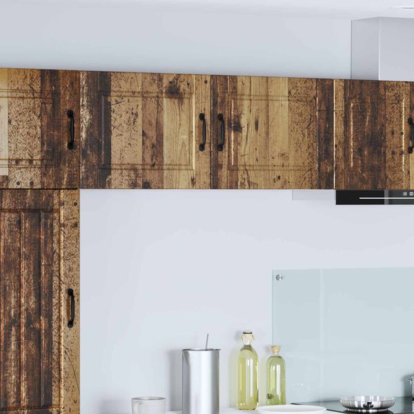 vidaXL K&uuml;chenschrank mit Regal Altholz 50 x 31 x 40 cm Holzwerkstoff