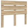 vidaXL Bettrahmen Sonoma-Eiche 135 x 190 cm Massives Kiefernholz
