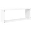 vidaXL W&uuml;rfelregale 4 Stk. Wei&szlig; 60x15x23 cm Holzwerkstoff