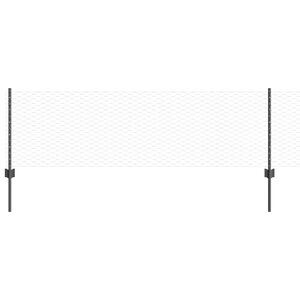 vidaXL Sechseckzaun mit Pfosten 100 x 0,6 m PVC-beschichteter Stahl