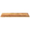 vidaXL Tischplatte 100x50x3,8 cm Rechteckig Raues Massivholz Mango