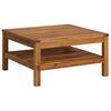 vidaXL Couchtisch 65x65x35 cm Massivholz Akazie