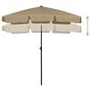 vidaXL Strandschirm Taupe 180x120 cm
