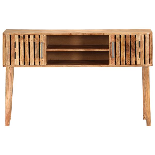 vidaXL Konsolentisch 120&times;35&times;76 cm Akazie Massivholz