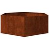 vidaXL Pflanzk&uuml;bel Rostig 138x120x45 cm Cortenstahl