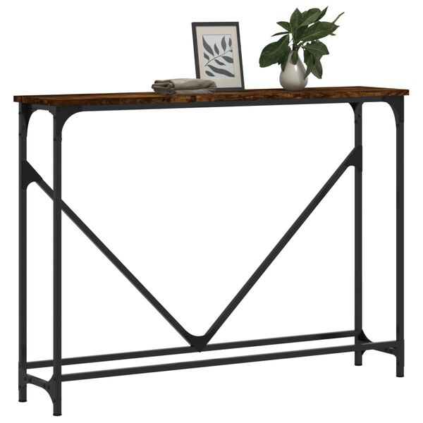 vidaXL Konsolentisch R&auml;uchereiche 102x22,5x75 cm Holzwerkstoff