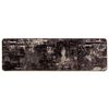 vidaXL Teppichl&auml;ufer MARSA Schwarz 100 x 350 cm Polyester und PVC