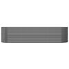 vidaXL Hochbeet Verzinkter Stahl 296x80x68 cm Grau