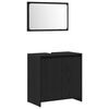 vidaXL Badezimmerschrank Schwarz Eichen-Optik 60 x 33 x 60 cm