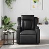 vidaXL Massagesessel Schwarz Kunstleder