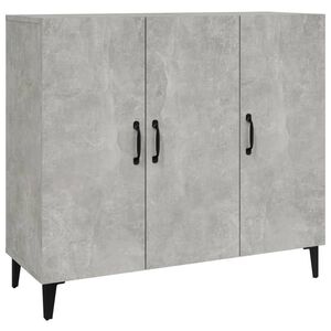 vidaXL Sideboard Betongrau 90x34x80 cm Holzwerkstoff