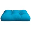 vidaXL Palettenkissen Blau Stoff