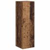 vidaXL TV-Schrankset Wandmontiert 4 pcs Altholz Holzwerkstoff