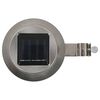 vidaXL Solar-Au&szlig;enleuchten 12 Stk. LED Rund 12 cm Wei&szlig;