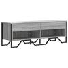 vidaXL TV-Schrank Grau Sonoma 122x34x41 cm Holzwerkstoff