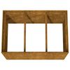 vidaXL Hochbeet 120x80x80 cm Cortenstahl