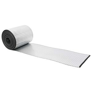 vidaxl Raseneinfassung 5 m x 10 cm Verzinkter Stahl Silber