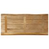 vidaXL Tischplatte mit Baumkante 100x40x3,8 cm Raues Mango Massivholz