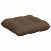 vidaXL Sitzkissen 4 pcs Braun 45 x 45 x 12 cm Stoff