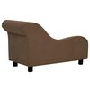 vidaXL Hundesofa mit Kissen Braun 83x44x44 cm Pl&uuml;sch