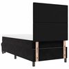 vidaXL Boxspringbett mit Matratze Schwarz 90 x 190 cm Samt
