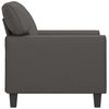 vidaXL Sessel Grau 60 cm Kunstleder