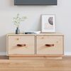 vidaXL TV-Schrank 80x34x35 cm Massivholz Kiefer