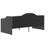 vidaXL Tagesbett mit Matratze USB Dunkelgrau Stoff 90x200 cm