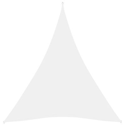 vidaXL Sonnensegel Oxford-Gewebe Dreieckig 4x5x5 m Weiß