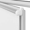 vidaXL Verdunkelungsrollo Wei&szlig; 80x230cm Stoffbreite 75,7 cm Polyester