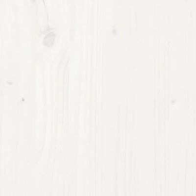 vidaXL Tagesbett Ausziehbar Weiß 2x(90x200) cm Massivholz Kiefer