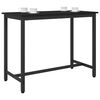 vidaXL Tisch Schwarz Eichen-Optik 100 x 50 x 76,5 cm