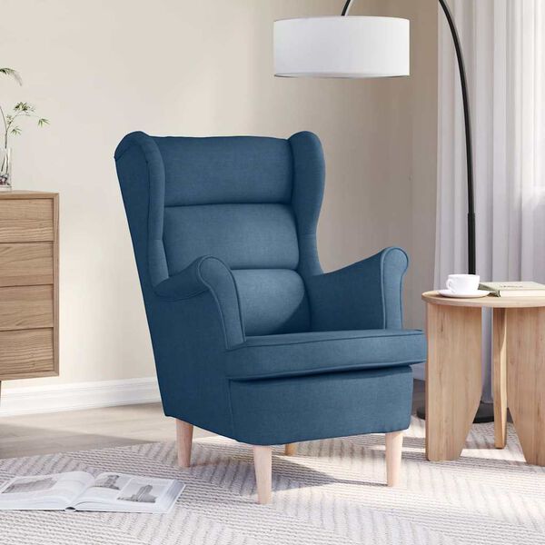 vidaXL Sessel Blau 74x84x100 cm Stoff