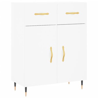 vidaXL Highboard Weiß 69,5x34x180 cm Holzwerkstoff