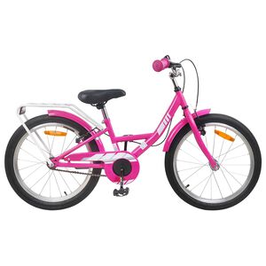 vidaXL Kinderfahrrad 18 Zoll f&uuml;r 5-7 Jahre alt Rosa