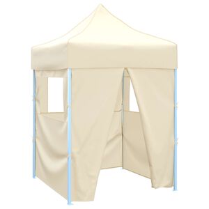 vidaXL Partyzelt 200 x 200 x 315 cm Creme Oxford-Stoff